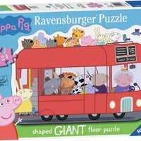 Children’s Puzzle Peppa Pig London Bus Giant Floor Puzzle - 24 Pieces Puzzle