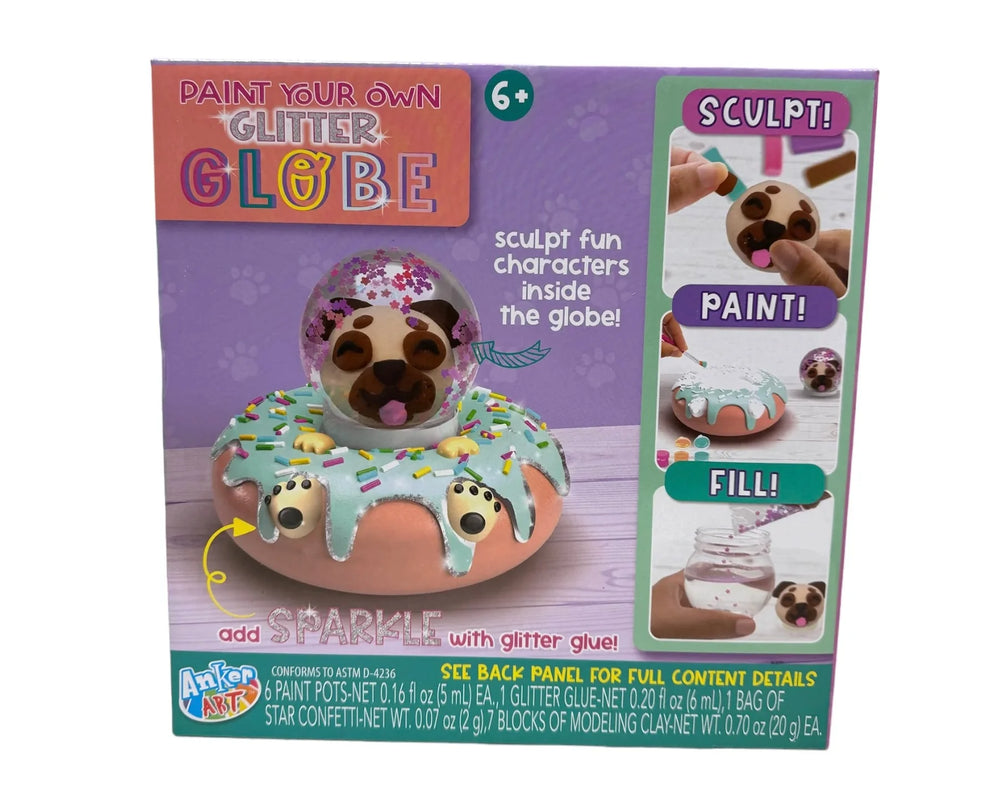 Paint Your Own Glitter Globe