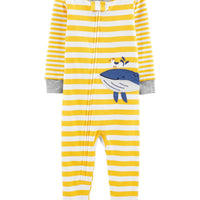 Toddler 1-Piece 100% Snug Fit Footless PJs