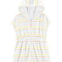 Baby Striped Hooded Cover-Up