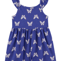 Toddler Butterfly Cotton Romper