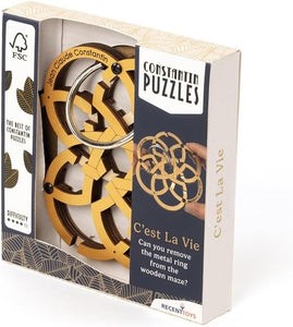 Constantin C'est La Vie - The Original Wooden Maze Game from Recent Toys - Fun for Ages 14 and Up