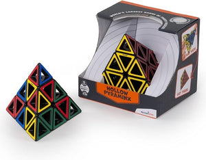 Meffert's Hollow Pyraminx - The Original Transparent Tetrahedron Brainteaser Puzzle from Recent Toys - Travel Friendly Fun for Ages 9 to Adult