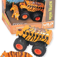 Roll over image to zoom in Wild Republic Tiger & Truck Adventure Playset, Gifts for Kids, Imaginative Play Toy,