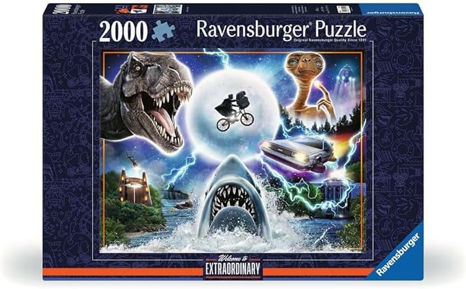 Ravensburger Universal Amblin Jigsaw Puzzle | 2000 Pieces of Nostalgia | Unique, Softclick Technology, Durable Puzzle for Adults | 17152