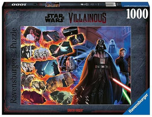 Ravensburger Star Wars Villainous: Darth Vader 1000-Piece Jigsaw Puzzle | Unique and Interlocking Fit | Vibrant, Glare-Free Pieces | Perfect for Adults and Kids Aged 14+