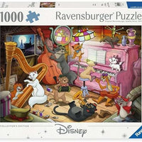 Ravensburger Disney Collector's Edition: The Aristocats 1000 Piece Jigsaw Puzzle for Adults - 12000753 - Handcrafted Tooling, Made in Germany, Every Piece Fits Together Perfectly