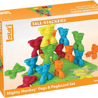 Mighty Monkey Pegs & Pegboard Set