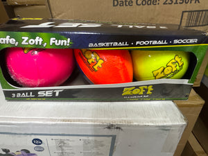 Zoft 3 Pack Ball