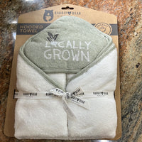 Organic Hooded Towel - Locally Grown