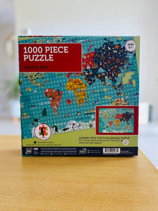 1000 Piece World Map Jigsaw Puzzle