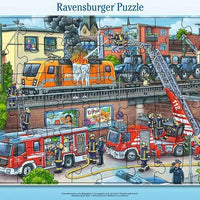 Ravensburger Puzzle 48 pcs Fire Service on The Train Tracks