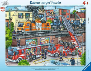 Ravensburger Puzzle 48 pcs Fire Service on The Train Tracks