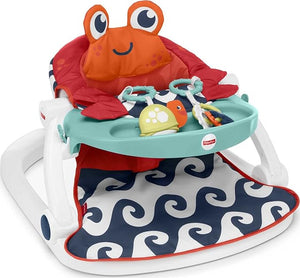 Fisher-Price Sit-Me-Up Floor Seat with Tray, Crab