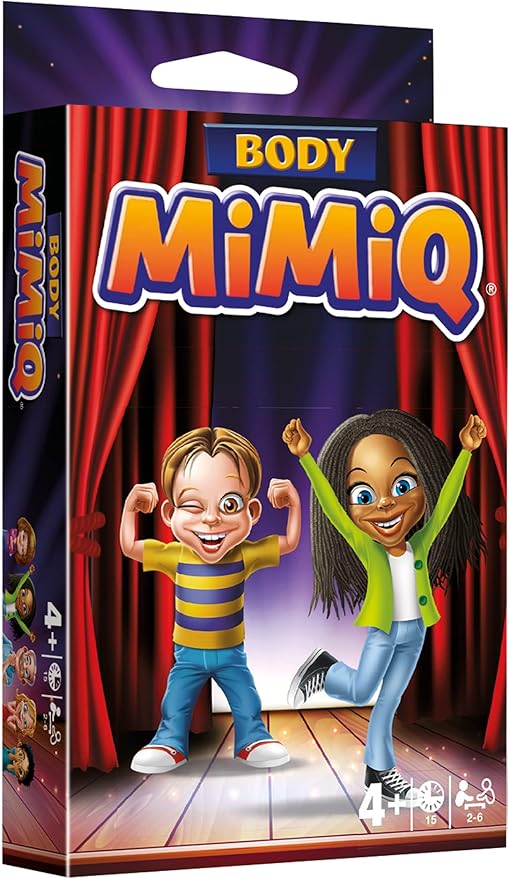 Mimiq Body Party Card Game for Adults and Children, 2-6 Players