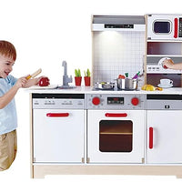 Hape Kids All-in-1 Wooden Play Kitchen with Accessories