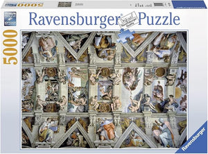 Ravensburger Sistine Chapel 5000 Piece Jigsaw Puzzle for Adults - 17429 | Premium Quality Blueboard | Anti-Glare Surface | Precision Fit | Perfect for Group Activities