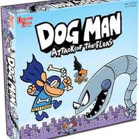 Dog Man Attack of The FLEAS Cooperative Board Game Based On The Popular Dog Man Book Series by DAV Pilkey for 2 to 6 Players Ages 6 and Up