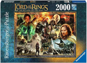 Lord of The Rings: The Return of The King 2000 Piece Jigsaw Puzzle for Adults - 17293 - Every Piece is Unique, Softclick Technology Means Pieces Fit Together Perfectly