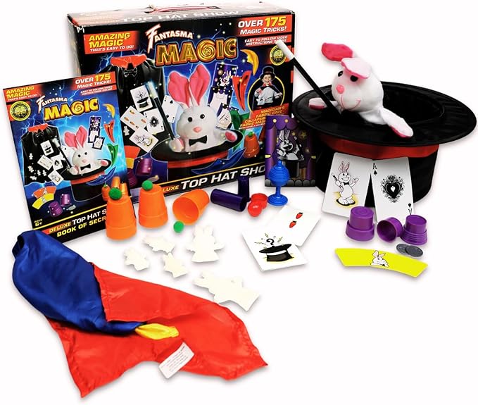 Magic Kit Deluxe Top Hat Magic Set Over 175 Amazing Magic Tricks for The Brain Train TT