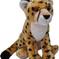 Cheetah, Cuddlekins, Stuffed Animal, 12 inches, Gift for Kids, Plush Toy, Fill is Spun Recycled Water Bottles