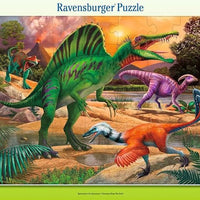 Spinosaurus – 42 Pieces Frame Puzzles, Colour: Orange