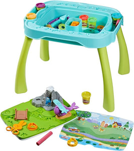 Play-Doh All-in-One Creativity Starter Station Activity Table, Preschool Toys for 3 Year Old Boys & Girls & Up, Starter Sets