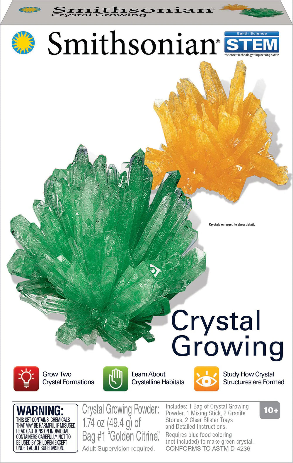 Smithsonian Crystal Growing Value Set