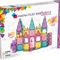 MAGNA-TILES Castle DLX 48-Piece Magnetic Construction Set, The Original Magnetic Building Brand