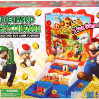 Super Mario Lucky Coin Game - Tabletop Skill and Action Game for 1-2 Players