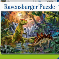 Ravensburger Prehistoric Oasis 100 Piece XXL Jigsaw Puzzle for Kids - 12888 - Every Piece is Unique, Pieces Fit Together Perfectly