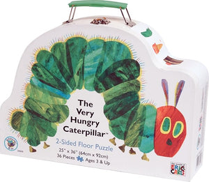 Eric Carle's Very Hungry Caterpillar 2-Sided 36 Piece Puzzle Suitcase