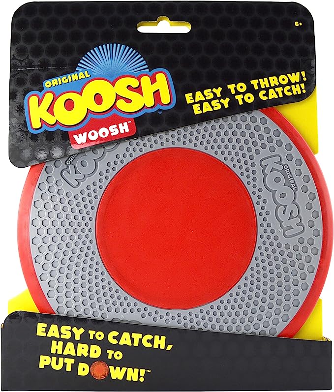 Koosh Woosh -- Frisbee for the Ball That's Easy to Catch, Hard to Put Down -- So Many Ways to Play! -- Ages 6+