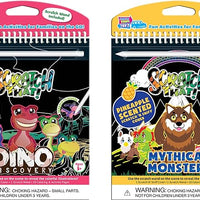 Scratch That (Mythical Monster & Dino Discovery) - Scented Scratch Reveal Activity Books - Art Set for Kids