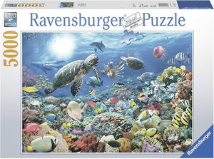 Ravensburger Beneath The Sea - 5000 Piece Jigsaw Puzzle | Precision Fit | Premium Quality | Great Group Activity | FSC Certified