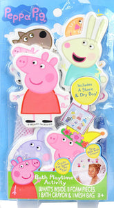 Peppa Pig Waterproof Bath Playtime Foam Sticker Set