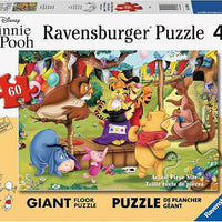 Ravensburger Disney Winnie The Pooh Magic Show - 60 Piece Jigsaw Puzzle for Kids | Unique, Perfectly Fitting Pieces | Durable, Colorful, Glare-Free | Ideal for Ages 4-8 | FSC-Certified Materials