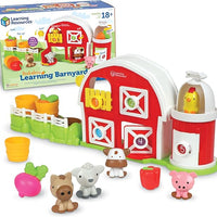 Learning Resources Peekaboo Learning Barnyard Playset - Toddler Learning Toys, Preschool Learning Activities for Boys and Girls, Farm Animal Toys for Ages 18+ Months,Kids