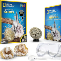 National Geographic Break Open 2 Real Geodes Science Kit