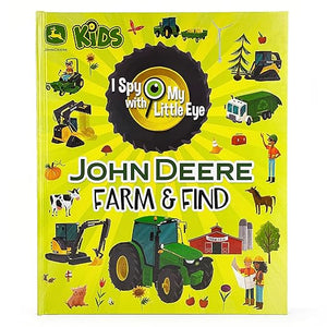 John Deere Kids Farm & Find - I Spy With My Little Eye Kids Search, Find, and Seek Activity Book, Ages 4-8