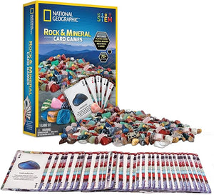 National Geographic Rock And Mineral Card Games, Multi Color, Rtngrkmem