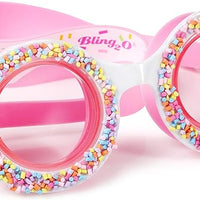 Summer Shaved Ice Design - Round Anti Fog Goggles with Hard Case One Size Fits All Pink