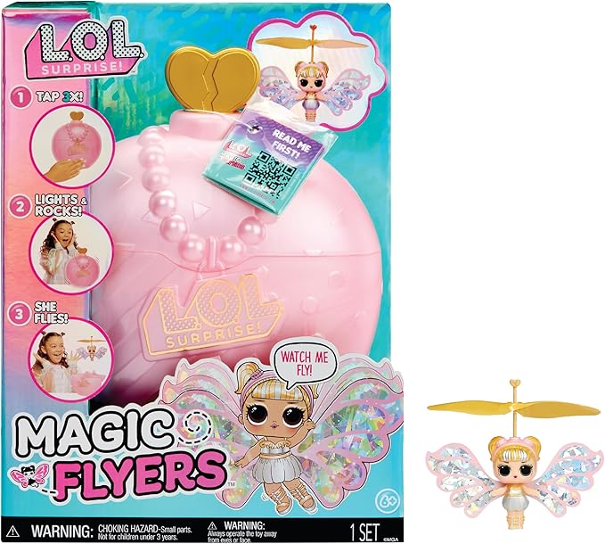 L.O.L. Surprise! Magic Flyers: Sky Starling- Hand Guided Flying Doll, Collectible Doll, Touch Bottle Unboxing, Great Gift for Girls Age 6+