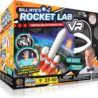 Bill Nye's Science Squad: Rocket Lab VR - Virtual Reality Kids Science Kit, Book and Interactive Learning Activity Set - for Ages 8 and Up