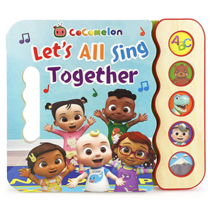 Cocomelon Let's All Sing Together 5-Button Song Book