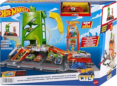 Hot Wheels City Toy Car Track Set