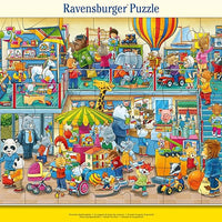 Children's Puzzle - 05664 Animal Toy Shop - 30-48 Pieces Frame Puzzle for Children from 4 Years