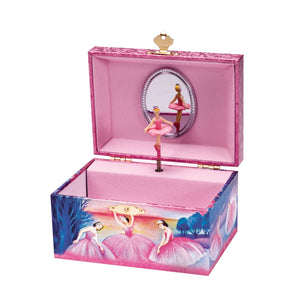 Iridescent Ballerina Jewelry Box, Pink