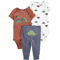 Carter's 3-Piece Dinosaur Little Character Set - Baby Boy