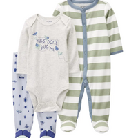 Infant Boys 3-Piece Bugs Bodysuit Set